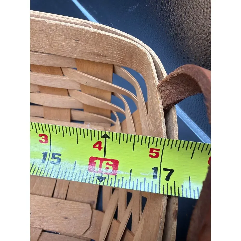Vintage Longaberger 1995 Large Market Basket 17